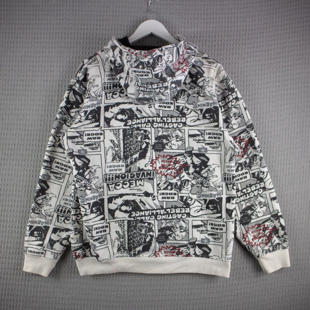 Mecca Jeans Comic Book AOP Zip Up Hoodie Mesn Medium - Picture 6 of 8
